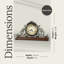 Adelaide Chiming Quartz Mantel Clock