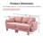 Comfortable Shell Armrests Polyester Sofa For Relaxation