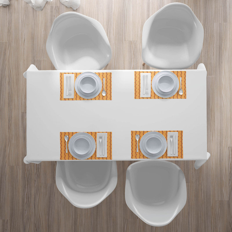 Polyester Abstract Rectangle Placemat