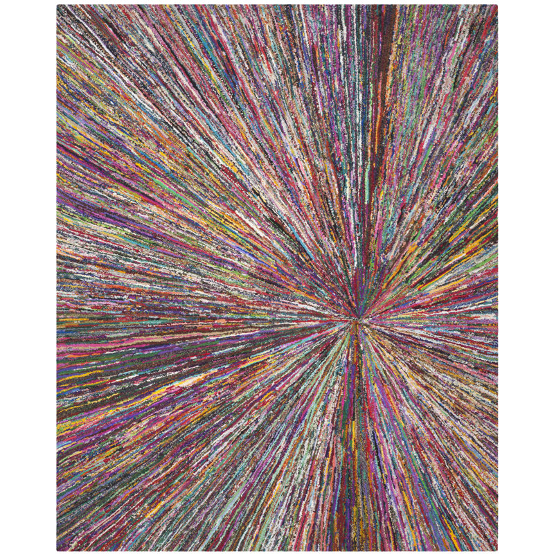 Anaheim Hand Tufted Performance Abstract Rug, Rectangle 9' x 12'
