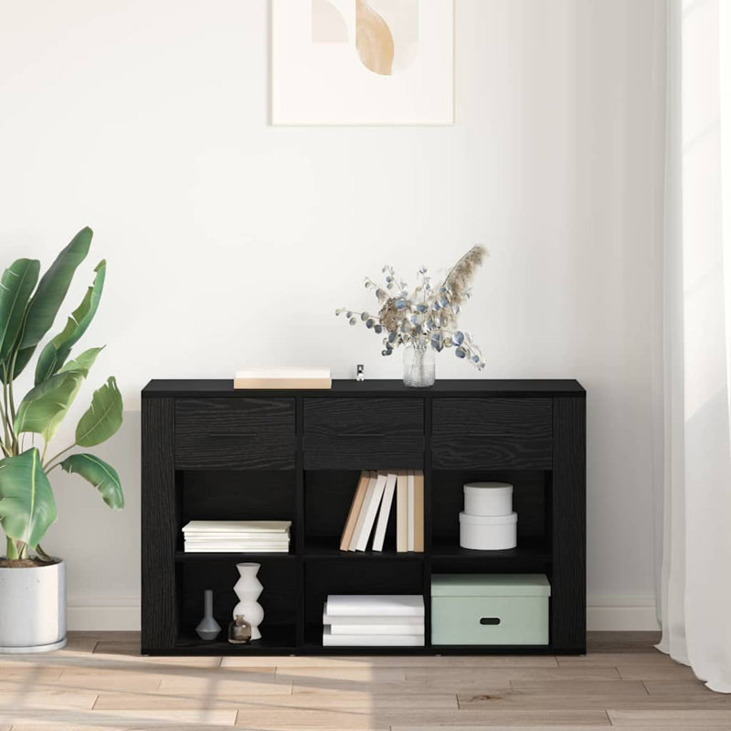 100cm Sideboard, Black Oak