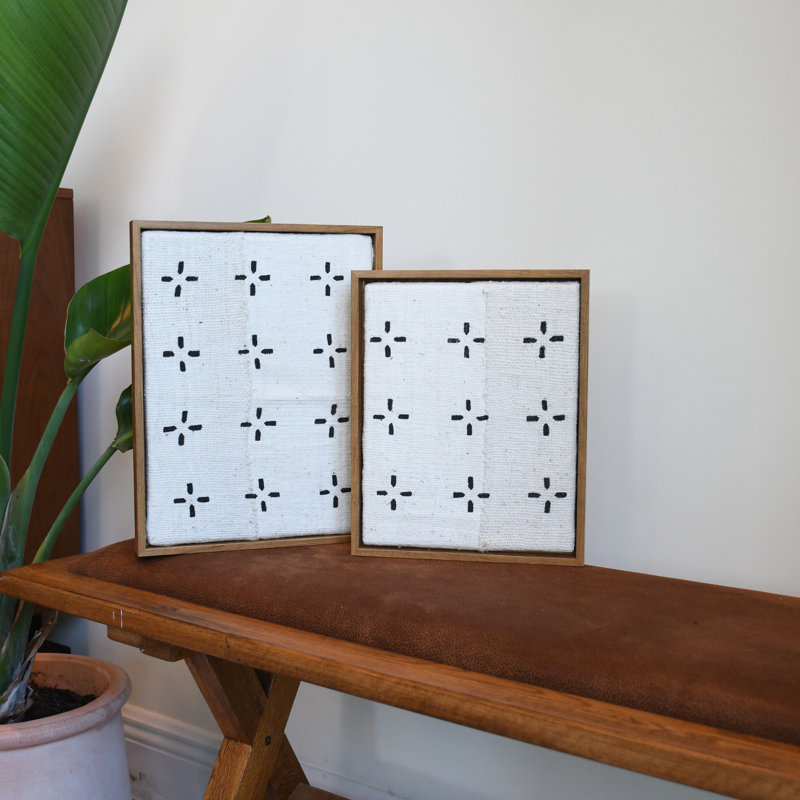 Art mural encadré Sacred Patterns ETOILES, H 9 po x l 11 po x P 1,5 po