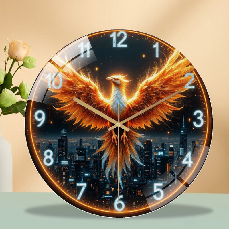 Horloge murale décorative Phoenix