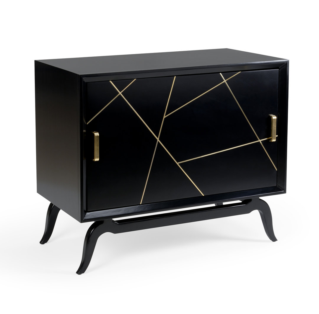 Sinatra Solid Wood Accent Cabinet Wildwood