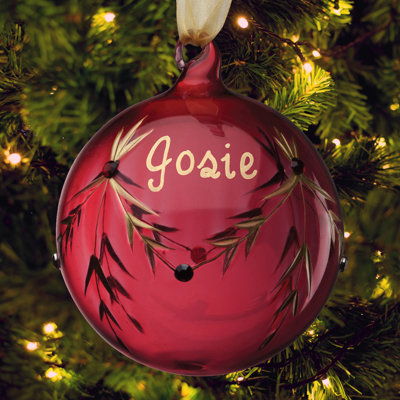 3'' Glass Ball Ornament