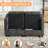 58.3” Upholstered Loveseat Modular Sofa With Under-Seat-Storage, Chenille-972288132