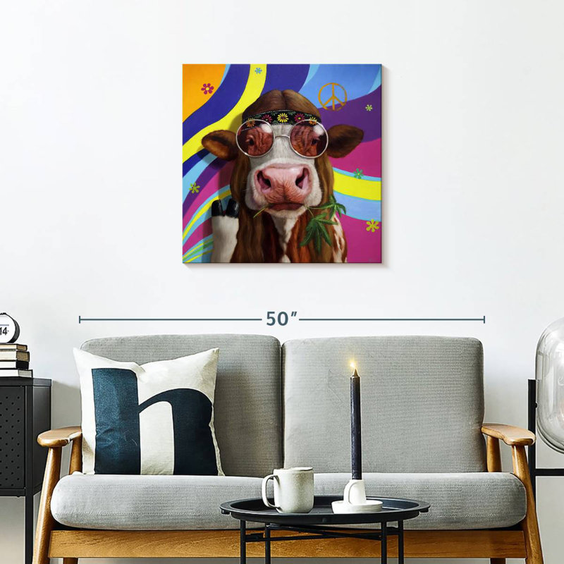 Grass Fed, 24" H x 24" W