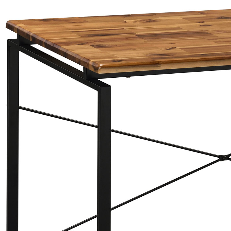 Bureau d'écriture rectangulaire en bois massif