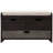 Storage Bench With Removable Basket And 2 Drawers, Assembled Shoe Bench