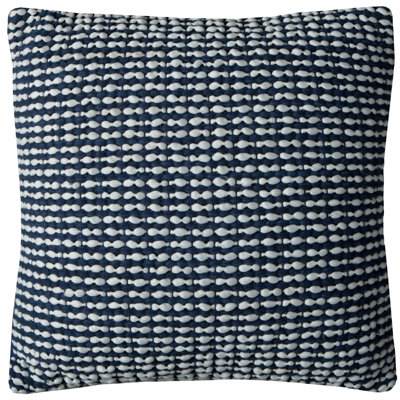 Striped Cotton Reversible Pillow Cover