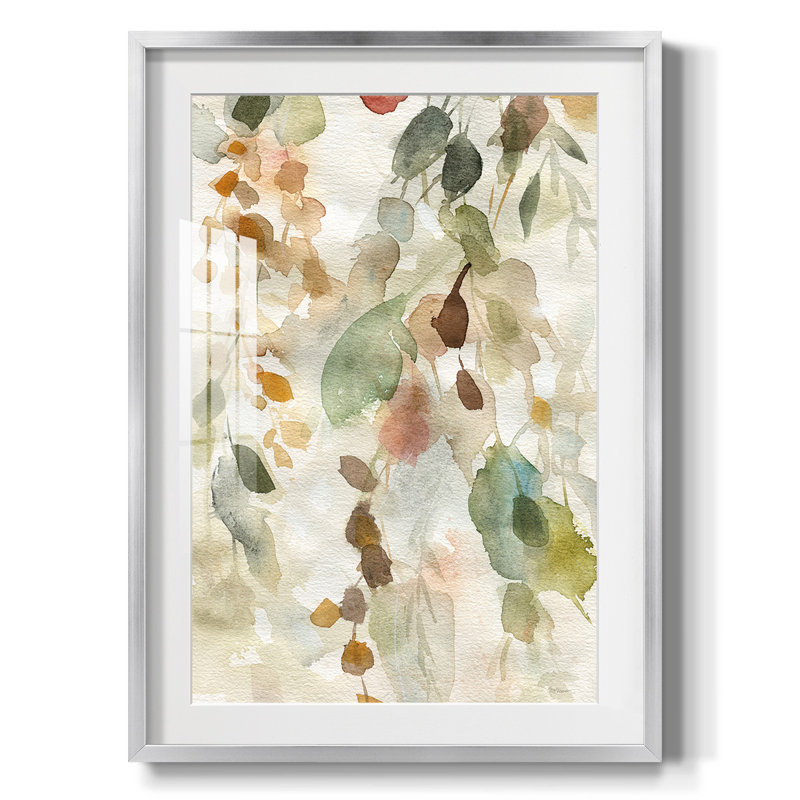 Neutral Spring II, reproduction encadrée, Blanc, Papier avec cadre argenté