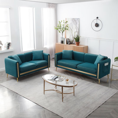 2 - Piece Velvet Living Room Set