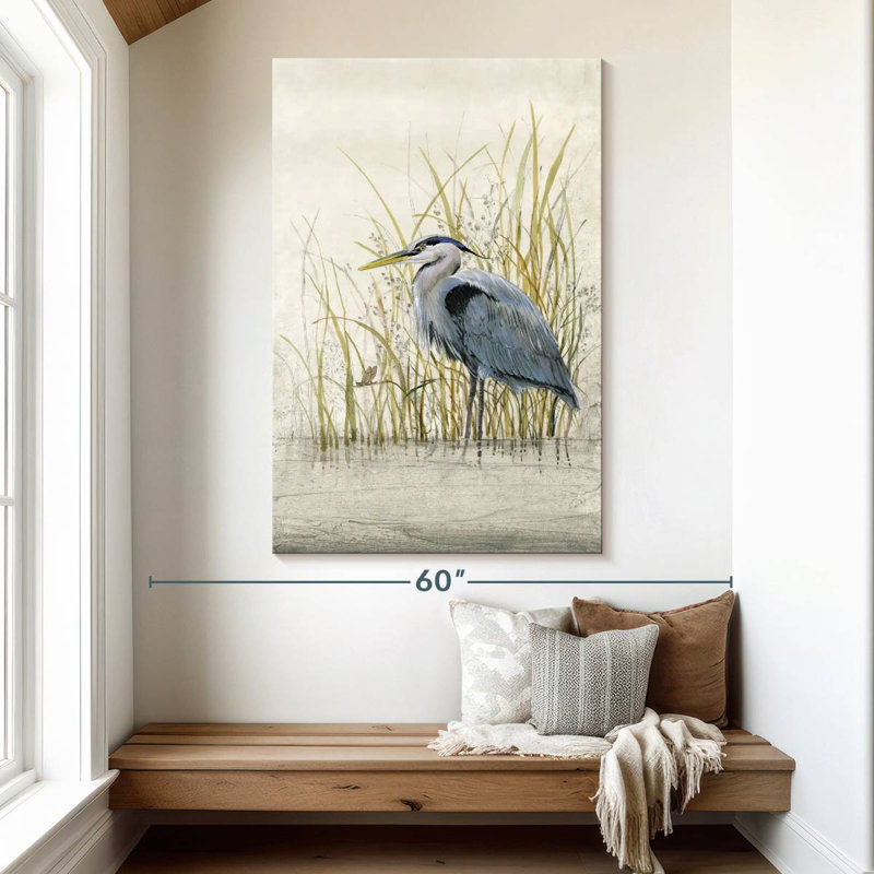 Brampt Heron Sanctuary II, H 51 po x l 34 po