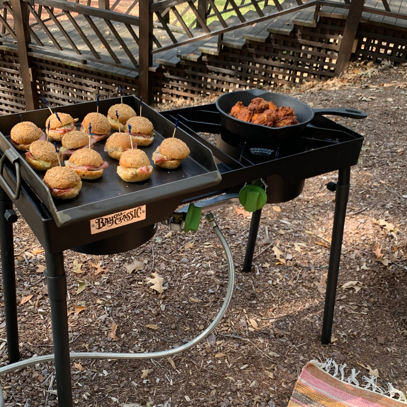 Double cuisinière Bayou® avec plaque chauffante simple