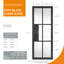 Black Civic Glass Door Prefinished-111660138