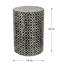 Table d'appoint de jardin D14x20