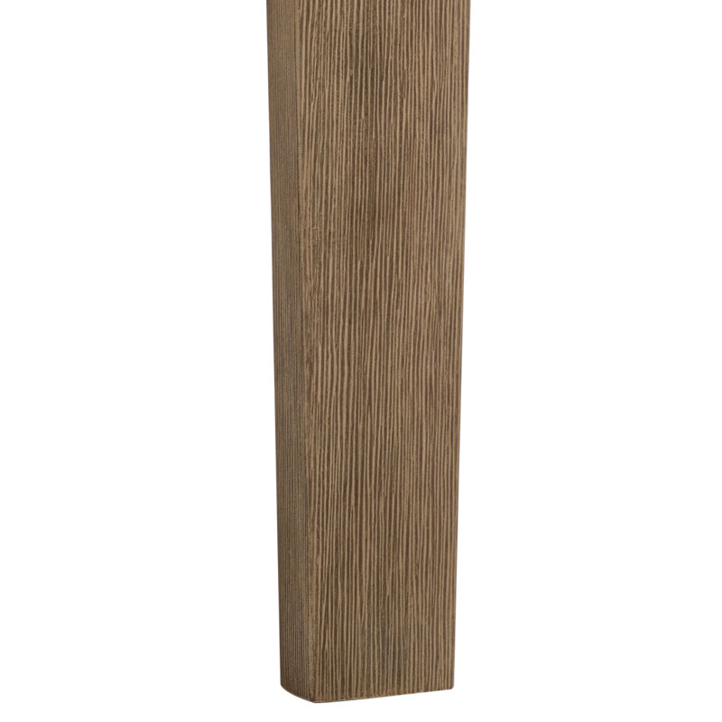 Chaise longue d'extérieur Clairmont, Coussin beige / structure en bois naturel