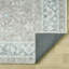 Tapis bleu sarcelle en coton tissé à la machine Aldora Harbor-733439902