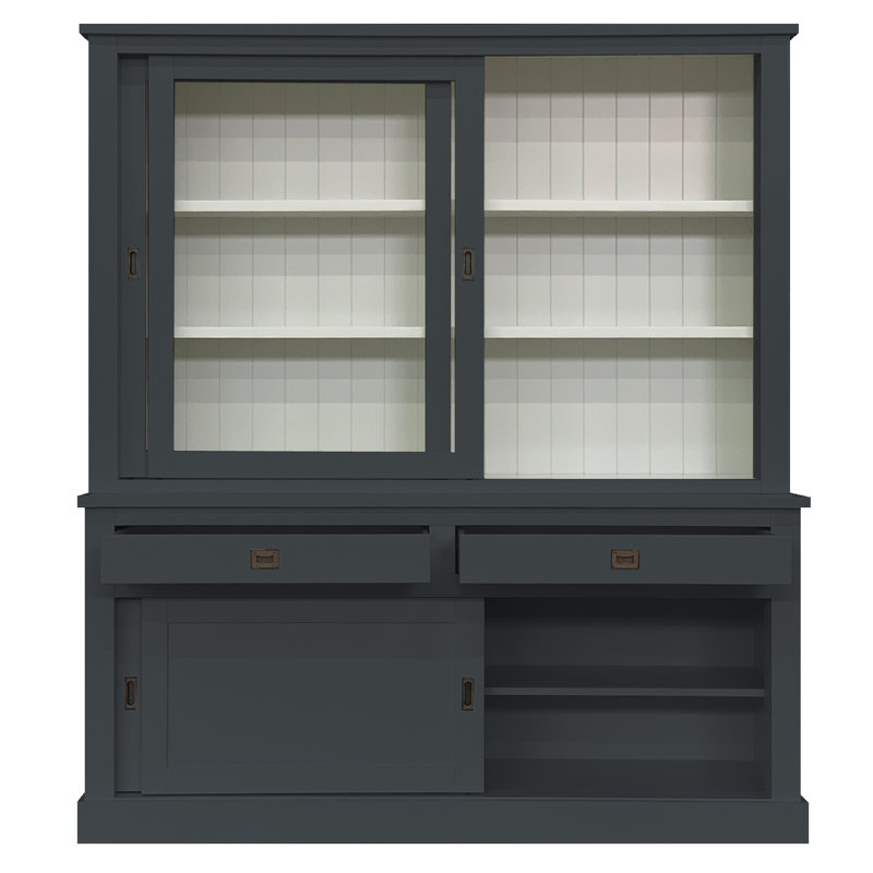 Antione Display Cabinet, Anthracite Grey 