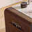 Saddle Leather Wrapped Desk with Smart Socket-745846773