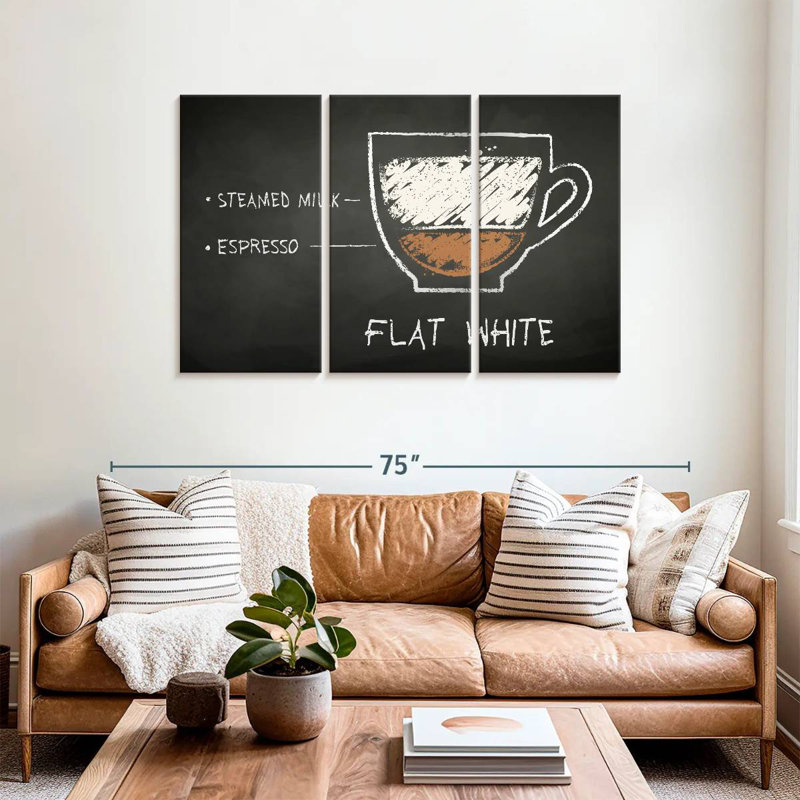 Café blanc plat Yarlin, H 36 po x l 57 po