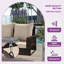 Balancelle Balconera pour 3 personnes avec coussins-284298745