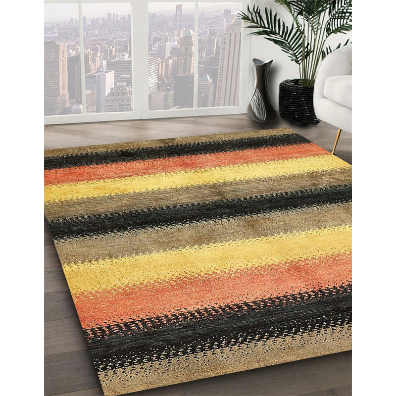 Abstract Indoor Rug, Rectangle 7' x 9'