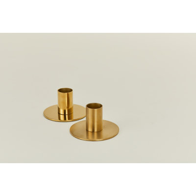 Essential 1.5'' H Stainless Steel Tabletop Candlestick