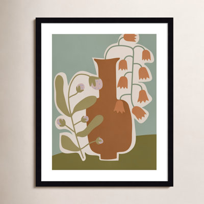 Expressive Abstract House Plant Print