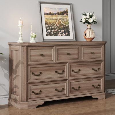 Commode double en bois 7 tiroirs Coghiel