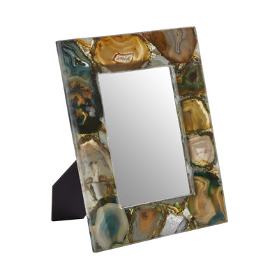 Ajnesh Green Marble Picture Frame with Mat