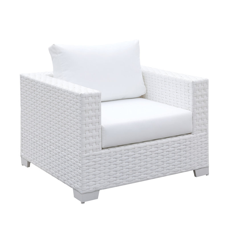 Chaise de patio avec coussins Darroch