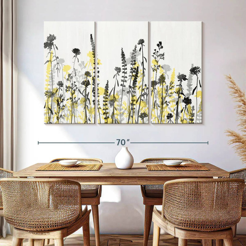 Harnek Wildflower Garden version jaune, H 42 po x l 65 po