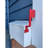 Folding Wall Mount Mailbox Flag,180 Stick-On Flag For Vertical Mailboxes, Easy Assembly, No Tools Required And Weather-Resistant Mail Alert Signal,Red,8.5In D X 2.5In W X 0.3In H