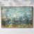 Toile avec cadre flottant or