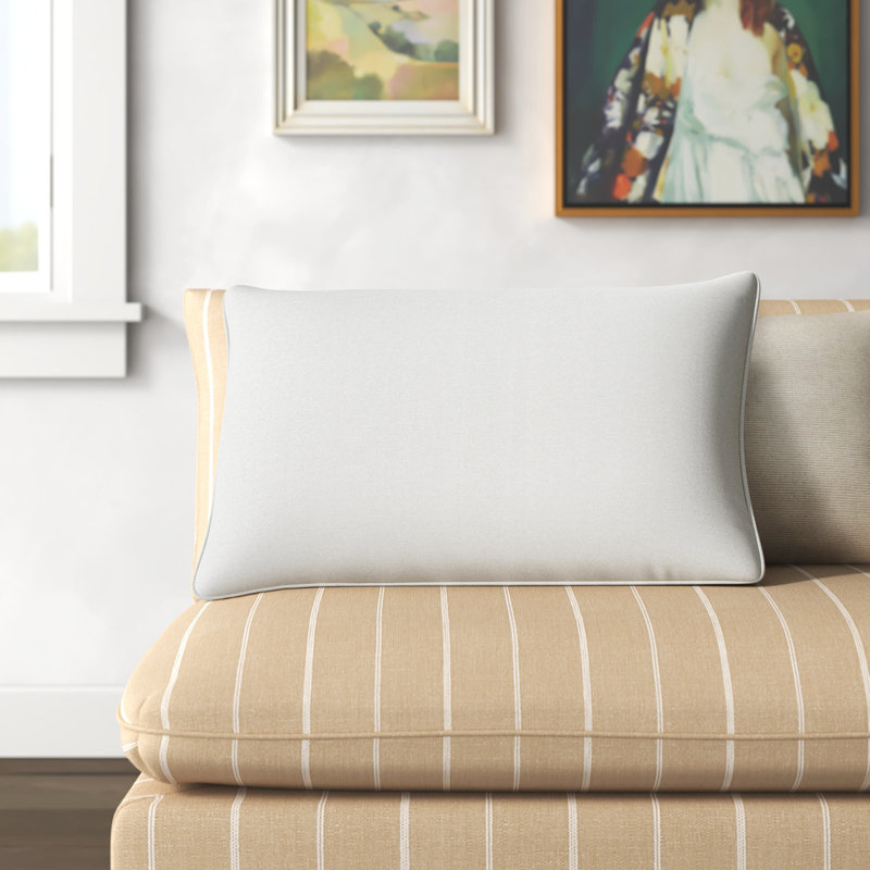 Annata Sunbrella® Outdoor Reversible Throw Pillow, Natural