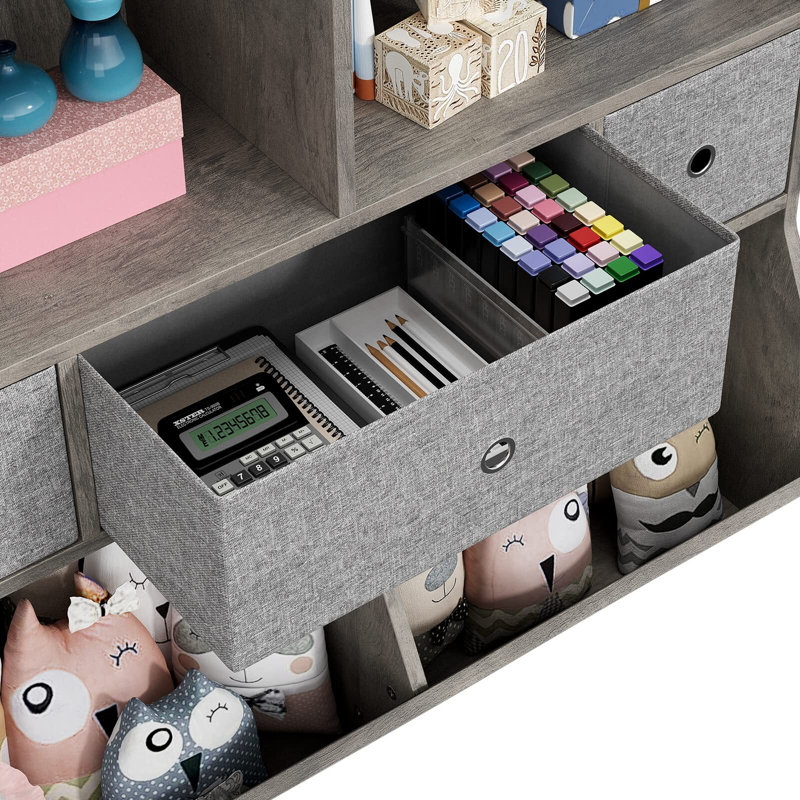 Abinaash Bookcase, Grey