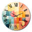 Horloge murale «Cubism Experiment with Minimalist II»-1304497726