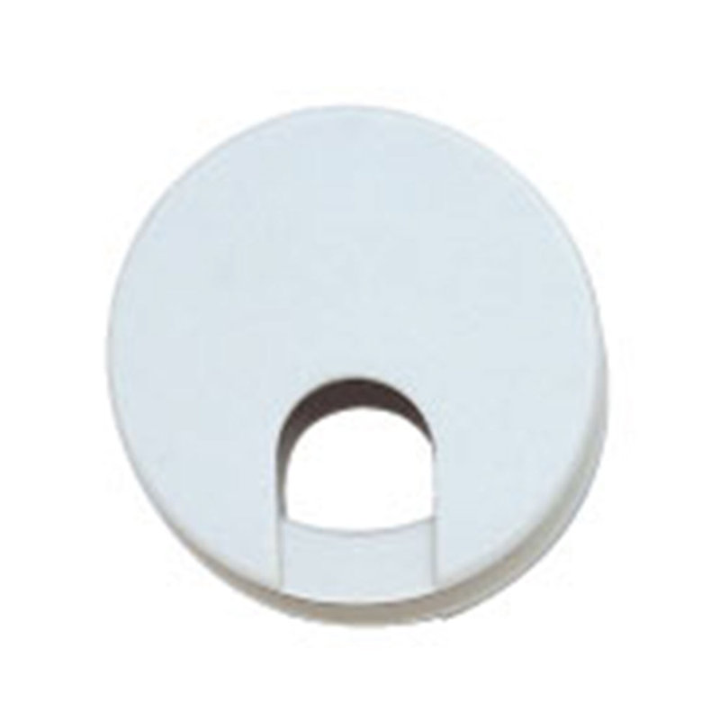 Passe-câble Sugatsune - LS60WT, fini blanc