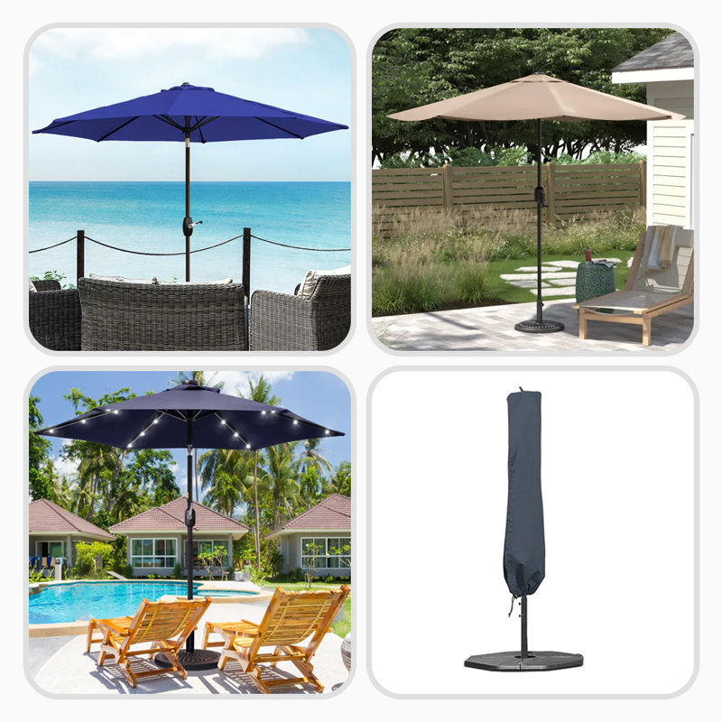 Outdoor Umbrella Cover, Grey