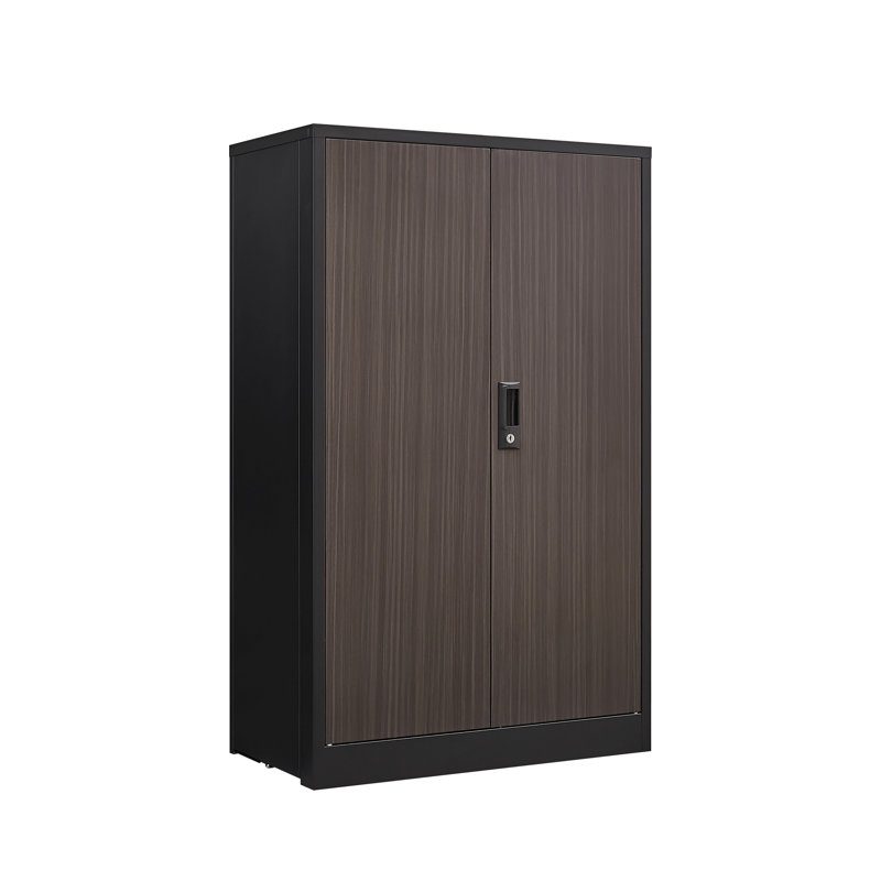 Armoire de rangement en métal avec portes verrouillables et tablette réglable, armoire de rangement pliante, armoire de rangement pliante pour bureau à domicile, école, garage