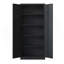 Armoire de rangement en métal de 72 po de hauteur, armoire verrouillable en acier à outils avec portes et 4 tablettes, grands classeurs pour systèmes de rangement de garage