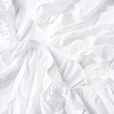 Adriona 100% Cotton Plain Weave Fitted Sheet