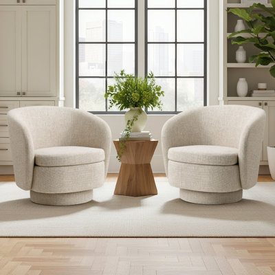 Ensemble de 2 chaises d'appoint Modern