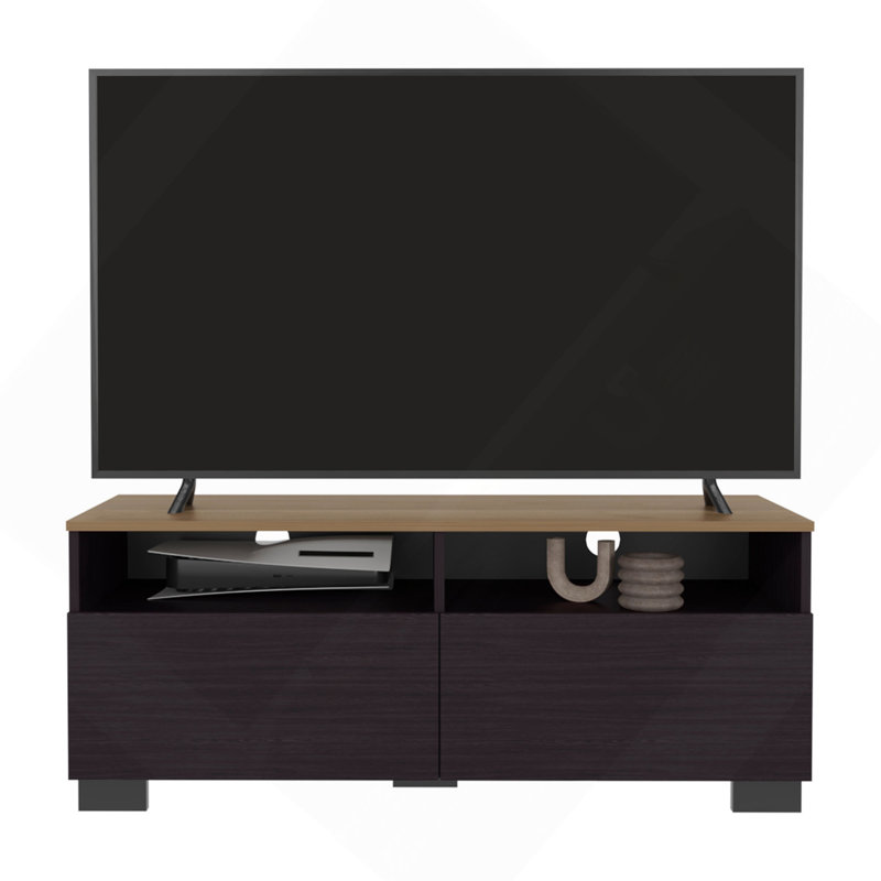 Meuble télé, 2 portes, 2 tablettes
