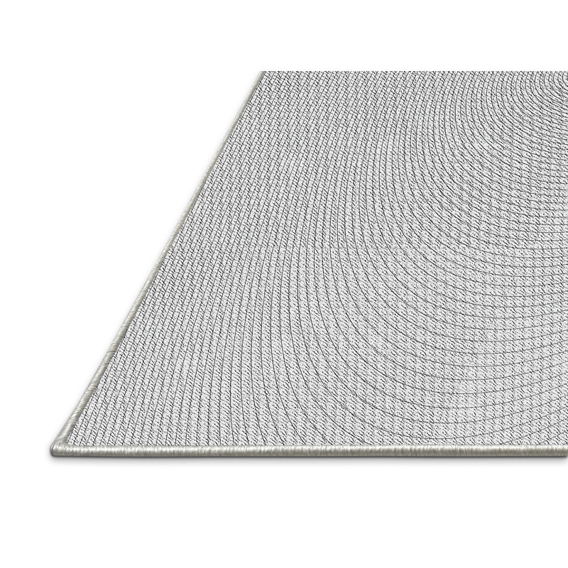 Tapis zone grise à motifs, Rectangle 2 pi x 4 pi