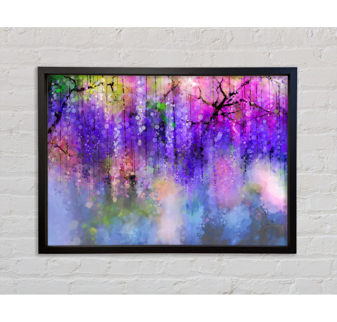 Willow Tree Sparkle - Einzelner Bilderrahmen Kunstdrucke auf Leinwand