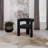 Jeremas Boucle Upholstered Accent Side Chair Black-1332008103
