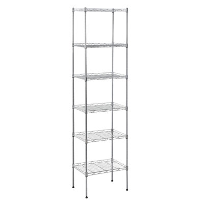 16.7'' W Metal Shelving Unit