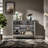 Geometric Two-Door Storage Accent Cabinet